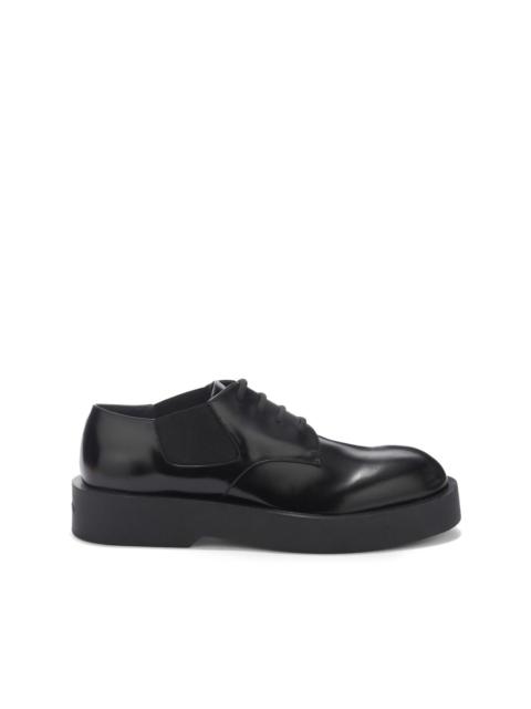 Jil Sander chunky-sole leather Derby shoes