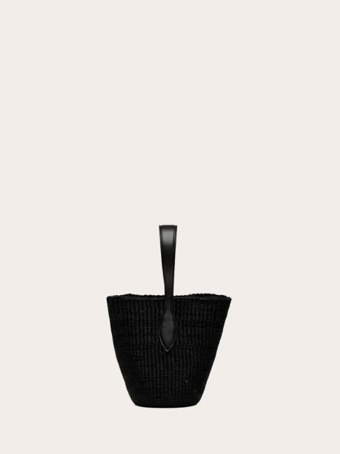 Liffner SINGLE HANDLE BASKET BLACK