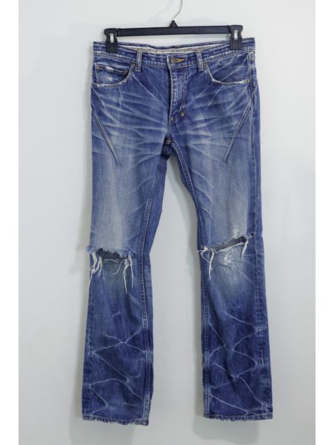 NUMBER (N)INE Number (N)ine SS07 Honeycomb Distressed Jeans