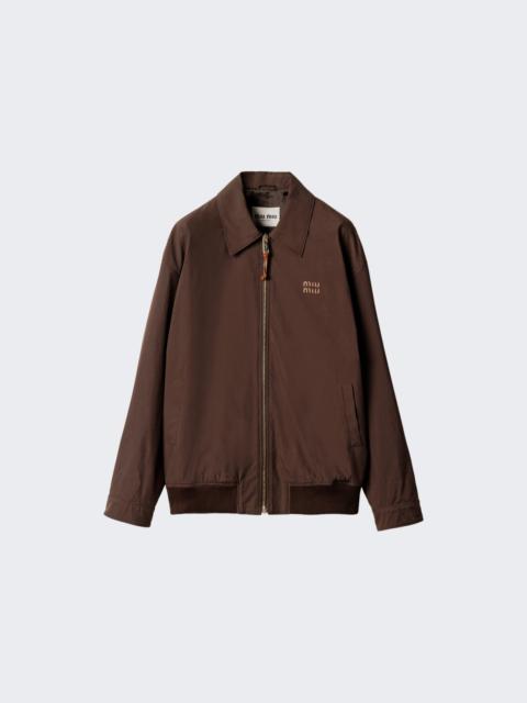 Miu Miu Panama Jacket Cacao