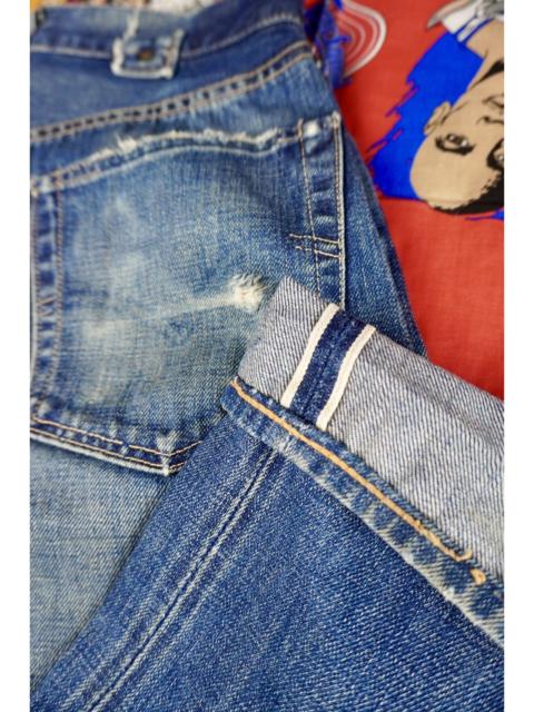 Levi's Vtg Levis Big E 501 90s Japan Made BuckleBack Distressed
