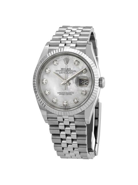ROLEX Rolex Datejust 36 Mother of Pearl Diamond Dial Ladies Jubilee Watch 126234MDJ