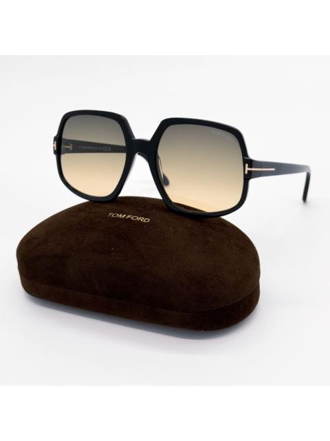 TOM FORD NEW TOM FORD DELPHINE-02 TF992 01B SUNGLASSES FT0992/S