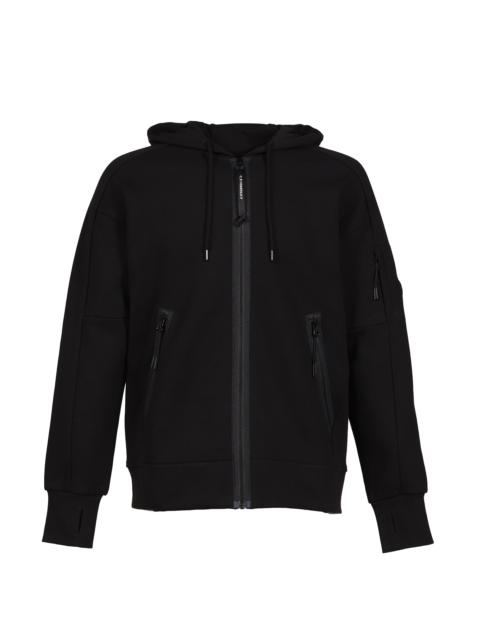 C.P. Company DIAGONAL RSD FLC ZIP HDD LENS SS / BLK