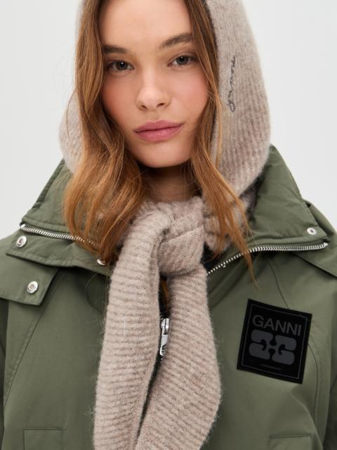GANNI Soft Wool Balaclava