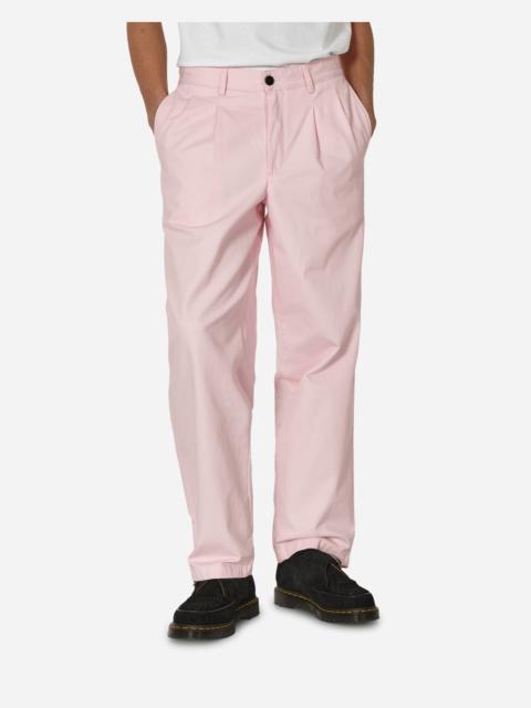 Noah Twill Double-Pleat Pants Pink