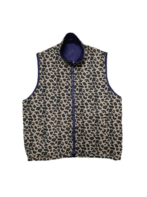 Other Designers Tracey Vest - Vintage Japanese Brand Leopard Vest Reversible