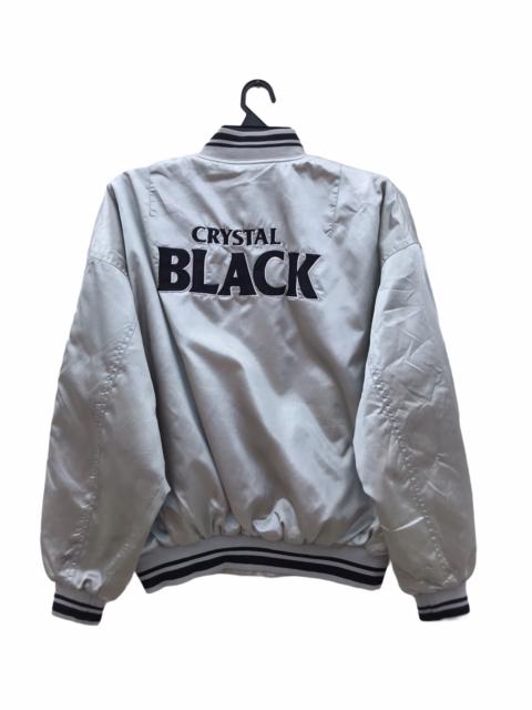 Other Designers Japanese Brand - Vintage Crystal Black Bomber Jacket