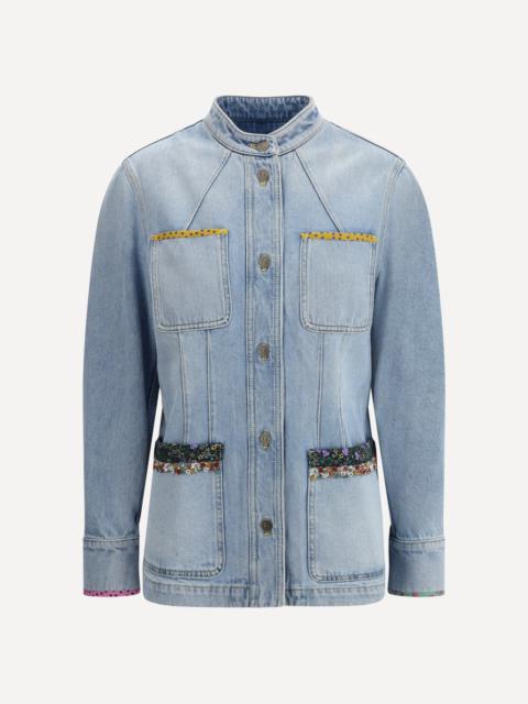 Valentino Denim Jacket with embroidery