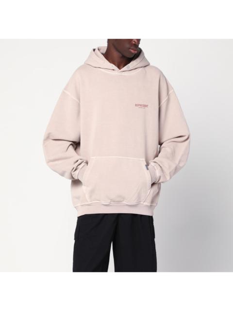 REPRESENT Represent Dusty Mauve Oversized Hooded Sweatshirt Men