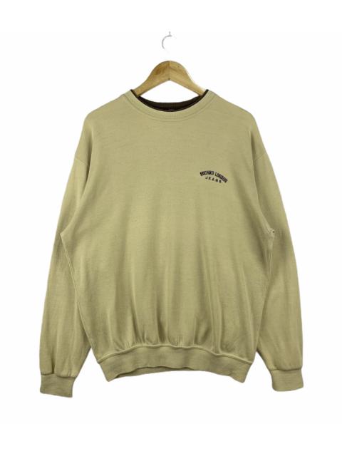 Other Designers Designer - Michiko London Jeans Sweatshirt Big Logo Brown Large
