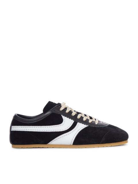 Dries Van Noten TWO-TONE LEATHER AND SUEDE SNEAKERS