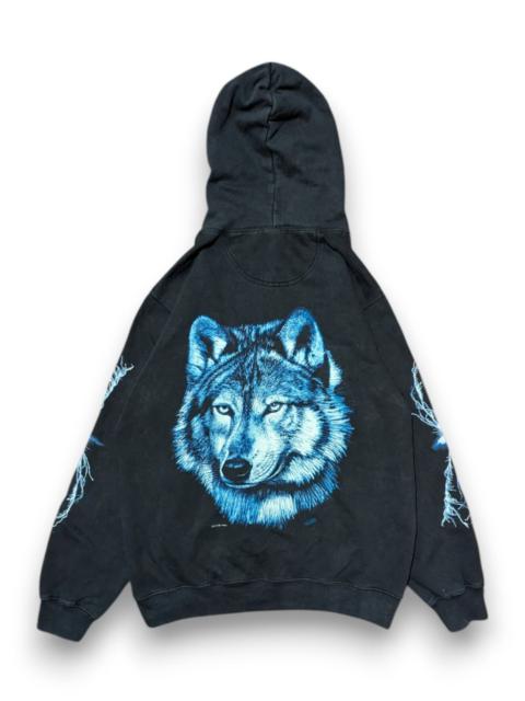 Other Designers Zip It London Wolf Hoodie Vintage Animal Y2K