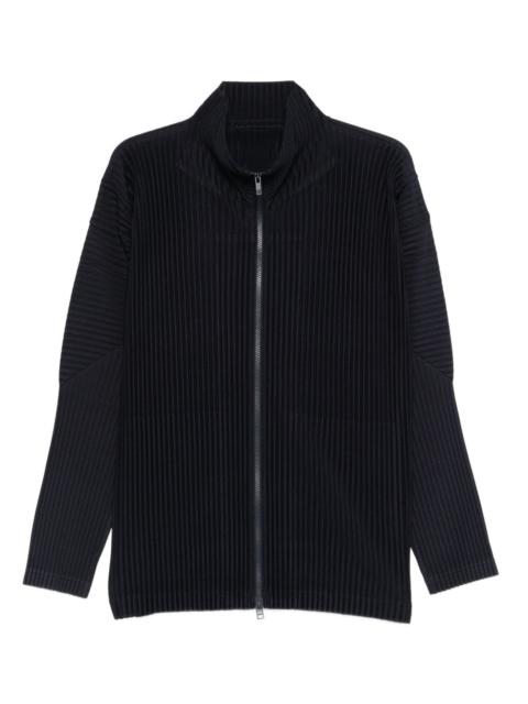 ISSEY MIYAKE Homme Plisse' Issey Miyake Men Pleated Zippd Shirt
