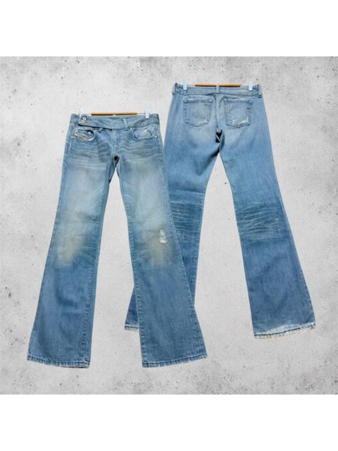 Diesel Vintage Diesel Cherone Bootcut Low Rise Light Wash Jeans