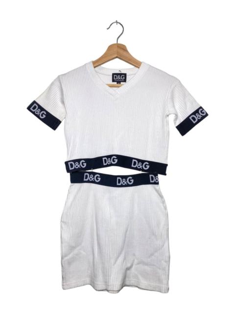 Dolce & Gabbana Vintage Dolce & Gabbana Ribs Knit Mini Skirt Dress
