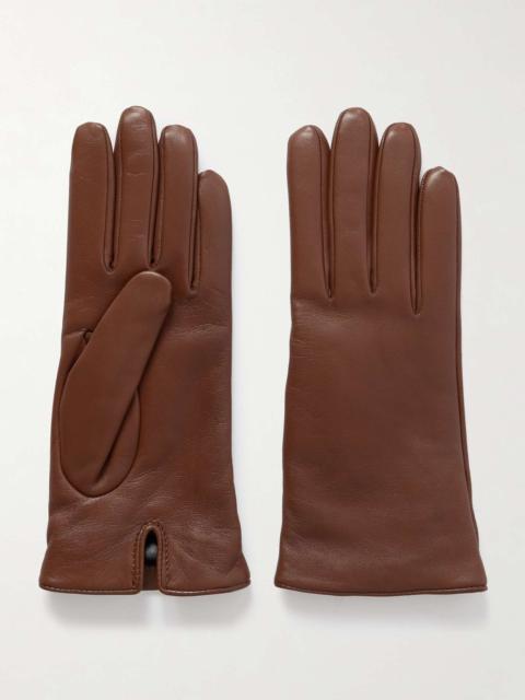 Leather gloves Brown