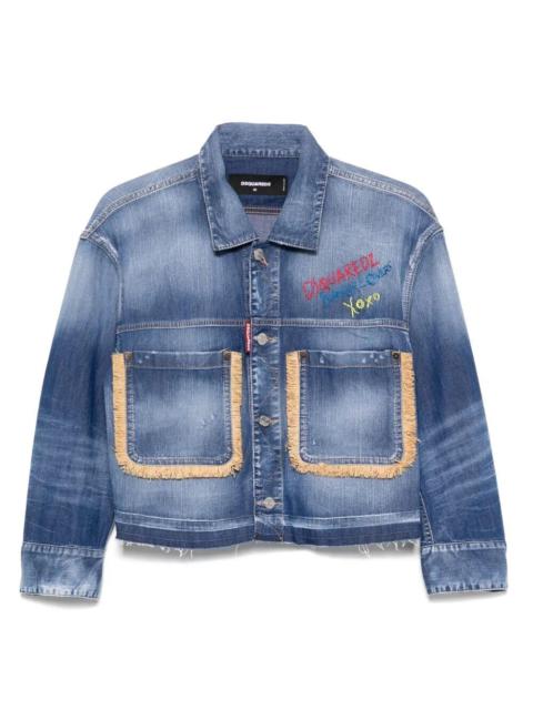 【関税込み】dsquared2 'D2 Jewel' short jacket DSQUARED2 Dsquared2 'D2 Jewel' Short Jacket | balardi