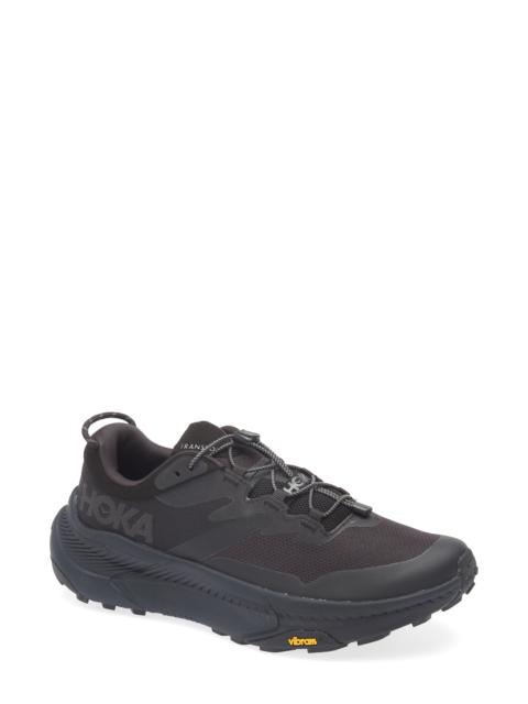 HOKA HOKA Transport Gore-Tex® Waterproof Running Shoe in Black /Black at Nordstrom