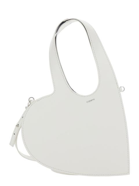 Coperni Women 'Baby Heart' White Heart Shaped Crossbody Bag With Adjustable And Removable Shoulder S
