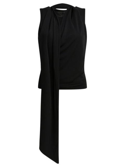 AMI Paris Ami Paris Sleeveless top with lavalliere