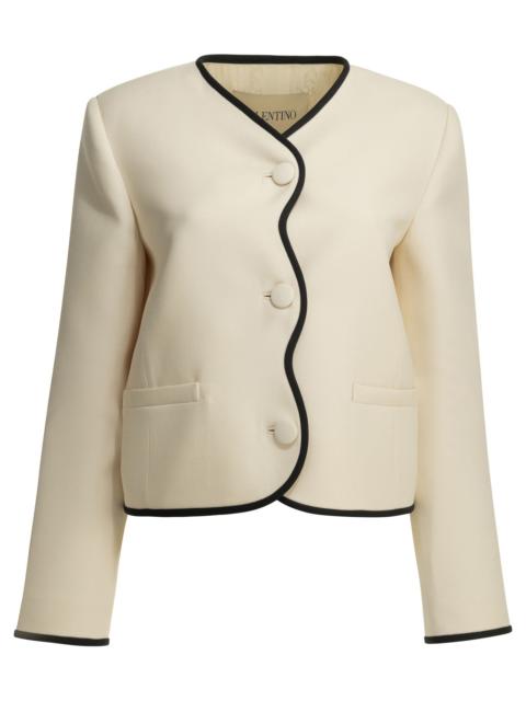 Valentino Valentino Crepe Couture Blazer