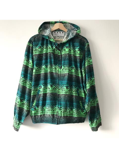 Other Designers Vintage - Authentic Vintage Surf Fetish California Neon Hoodie Jacket
