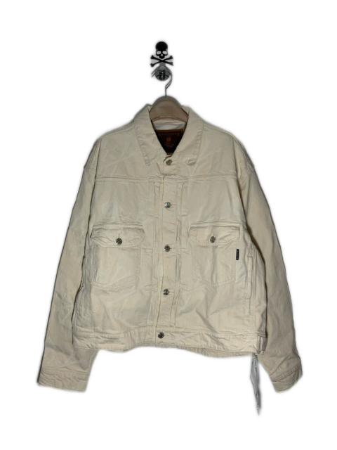mastermind JAPAN Mastermind Japan denim jacket in white