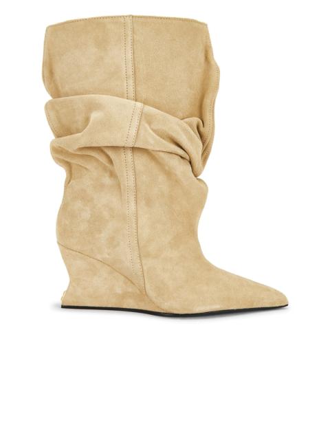Balmain Ankle Wedge Boot