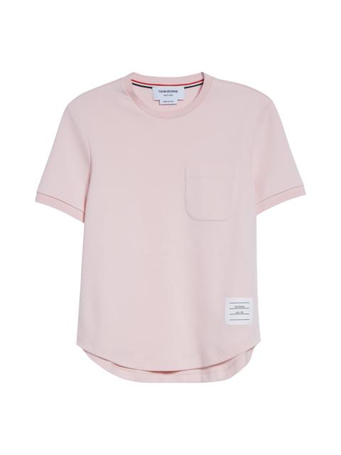 Thom Browne Thom Browne Milano Cotton Pocket T-Shirt in Light Pink at Nordstrom