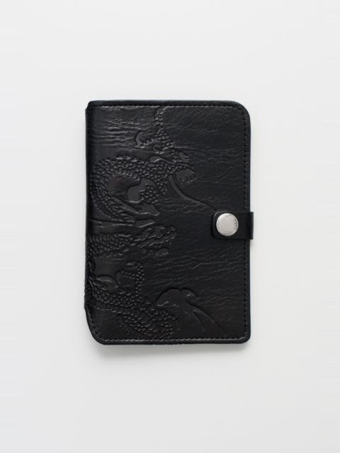 Our Legacy Passport Cover Black Leather