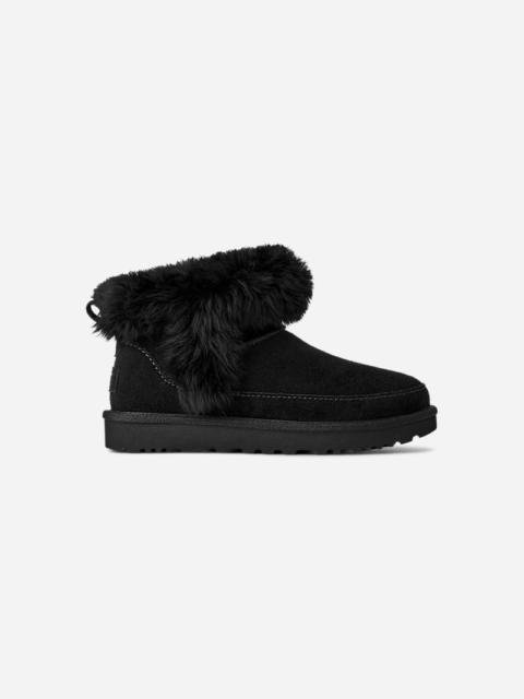 UGG ® Women's Classic Ultra Mini Chalet Sheepskin Classic Boots in Black