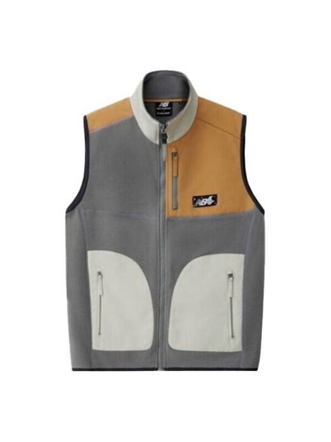 New Balance New Balance x Tyakasha Cotton Colorblock Vest 'Grey Tan White' NJA4N413-GR