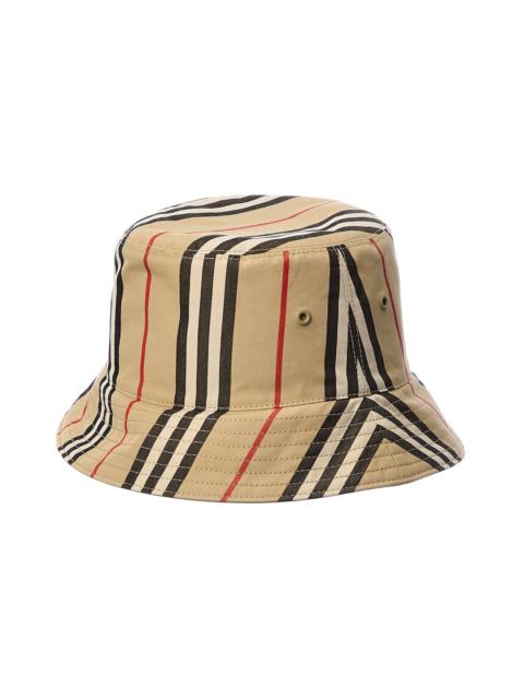 Burberry Burberry Reversible Icon Stripe Bucket Hat
