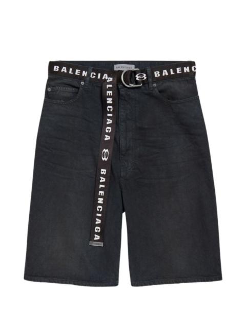 BALENCIAGA Balenciaga Men Denim Cotton Shorts