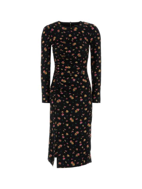 Dolce & Gabbana Dolce & Gabbana Women Printed Charmeuse Dress