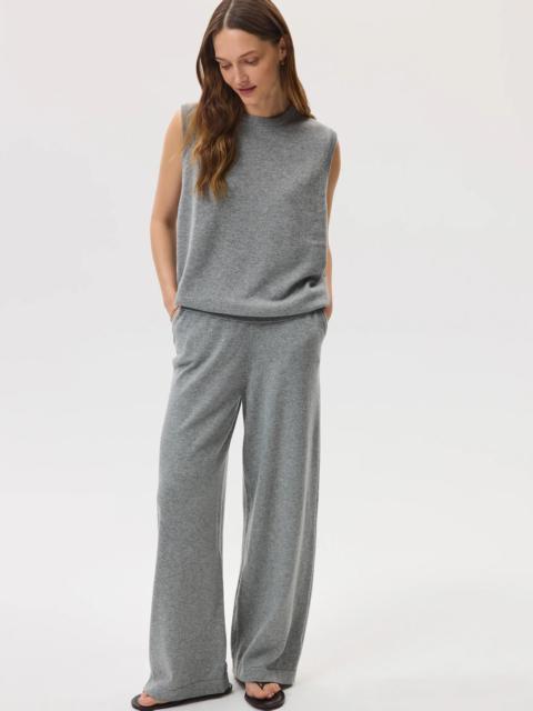 Johnstons of Elgin Grey Cashmere Tank