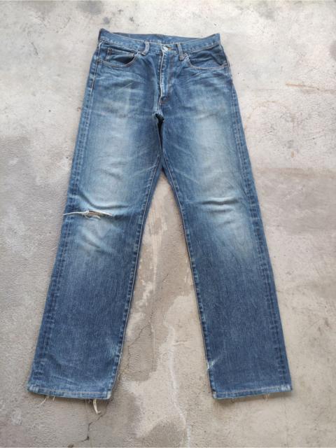Other Designers Japanese Brand - Vintage Bobson Jean Distressed Faded Denim Waist 32