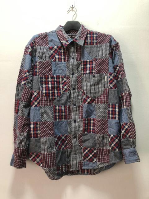 Other Designers Japanese Brand - PINK HOUSE Shirt Nature Trail Patchwork Double Pocket Japan