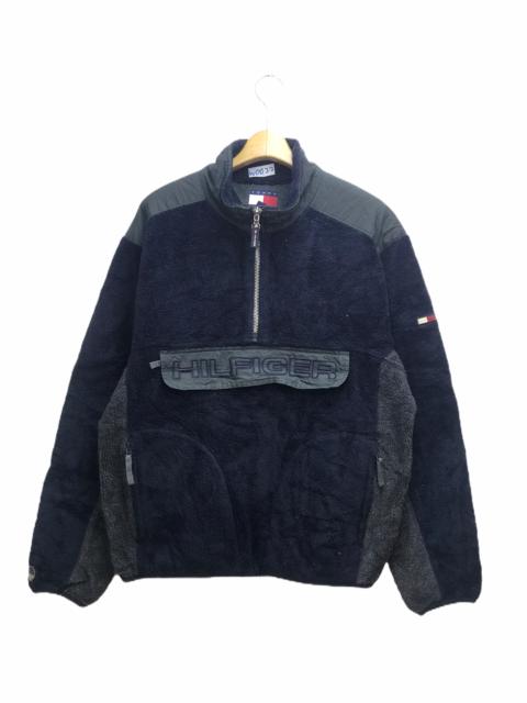 Other Designers Tommy Hilfiger - VINTAGE GORPCORE TOMMY HILFIGER FLEECE JUMPER JACKET