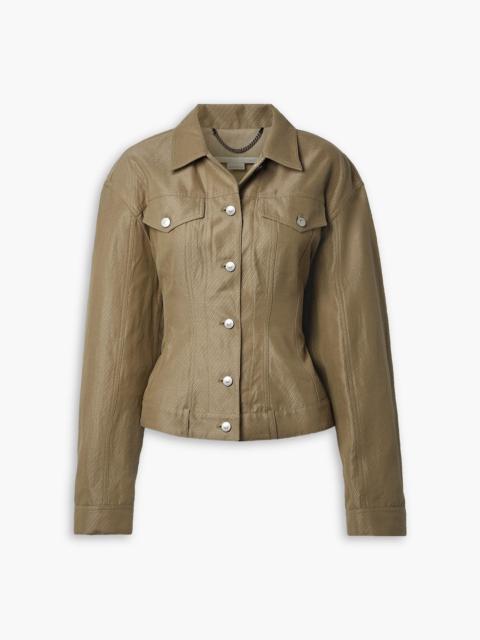 Stella McCartney Cotton and linen-blend jacket