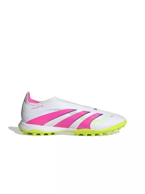adidas Predator League Laceless Turf "Ftwr White/Lucid Pink/Lucid Lemon" Unisex Soccer Shoe