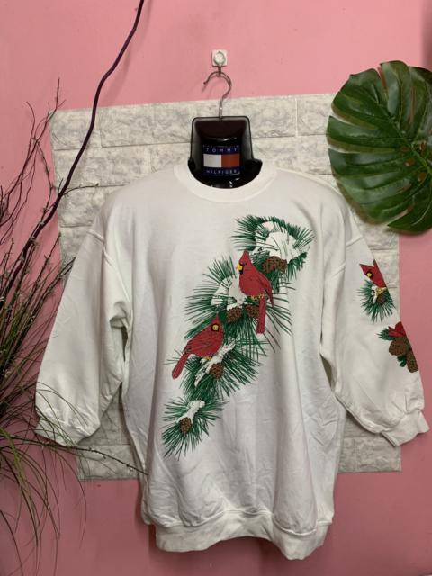 Other Designers Vintage - Vintage!! Deadatock Sweatshirt Floral Bird Nice Design