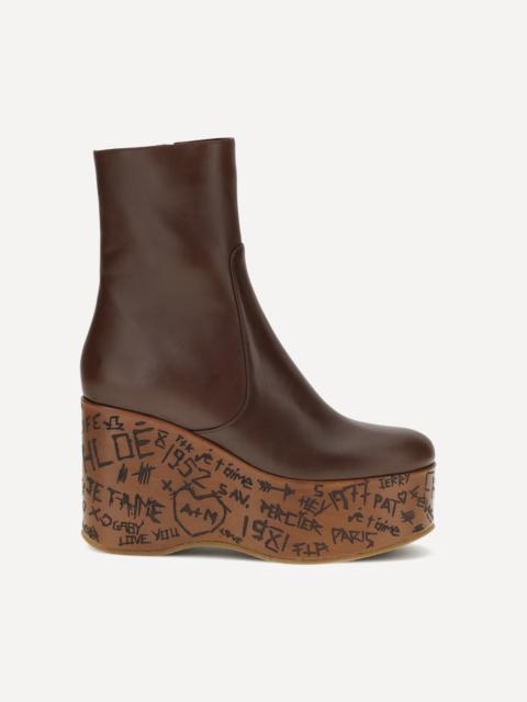 Chloé Maxime wedge Ankle Boots