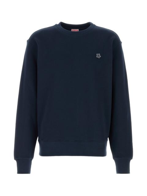 KENZO Navy blue cotton sweatshirt