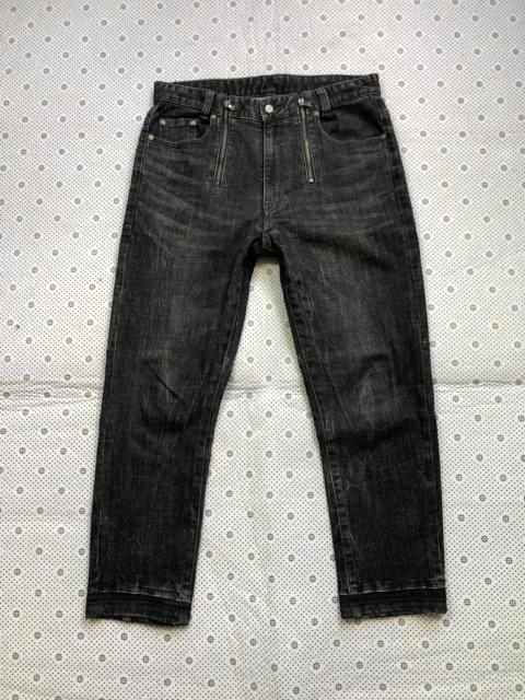 Hysteric Glamour Japanese Brand x Customellow flared jeans