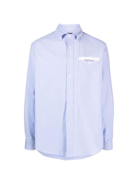 Palm Angels Sartorial-tape cotton shirt