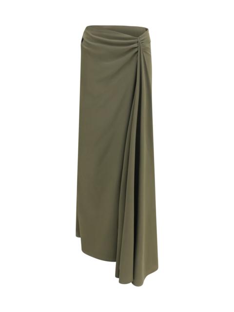 Alexander McQueen Alexander Mcqueen Women Draped Long Skirt