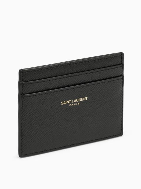Saint Laurent Black Leather Cardholder Men