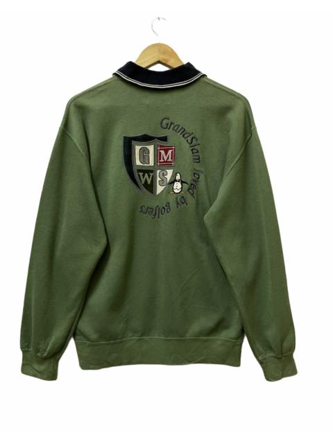 Other Designers Sportswear - Grand Slam Big Logo Polo Sweatshirt Green